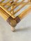 Sillas vintage de bambú y cuero, años 70. Juego de 2, Imagen 2
