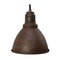 Lampes à Suspension d'Usine Industrielle Vintage en Métal Rouille 1