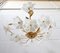 Italian Murano Glass Flowers Chandelier 3