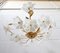 Italian Murano Glass Flowers Chandelier, Image 3