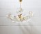 Italian Murano Glass Flowers Chandelier 1