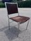 Chaises en Chrome et Daim, Italie, 1970s, Set de 4 7