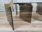 Steel and Smoked Glass Coffee Tables by Pierangelo Gallotti for Gallotti & Radice, Set of 3, Image 18