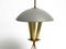 Lampada da tavolo grande Mid-Century tripode in ottone e metallo, Immagine 14