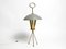 Large Mid-Century Italian Tripod Table Lamp in Brass and Metal Shade 16