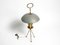 Large Mid-Century Italian Tripod Table Lamp in Brass and Metal Shade 2