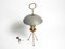 Large Mid-Century Italian Tripod Table Lamp in Brass and Metal Shade, Image 2