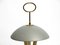 Large Mid-Century Italian Tripod Table Lamp in Brass and Metal Shade, Image 6