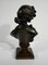 J.C. Marin, Young Woman Crowned with Flowers, 19th-Century, Bronze 5