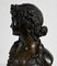 J.C. Marin, Young Woman Crowned with Flowers, 19th-Century, Bronze 14
