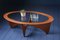 Mid-Century Oval Astro Coffee Table in Teak and Glass by Victor Wilkins for G-Plan, 1960s 2
