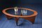 Table Basse Astro Mid-Century Ovale en Teck et Verre par Victor Wilkins pour G-Plan, 1960s 2