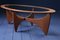 Mid-Century Oval Astro Coffee Table in Teak and Glass by Victor Wilkins for G-Plan, 1960s 6