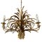 Large Italian Wheatsheaf Chandelier, 1970s 5