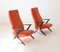 Italian Velvet Lounge Chairs, 1950s, Set of 2 8