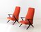 Italian Velvet Lounge Chairs, 1950s, Set of 2 12