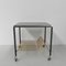 Vintage Coffee Table on Castors with Singles Rack 11