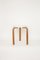 Patinated Model 60 Stool by Alvar Aalto for Artek, Finland, 1940s 3