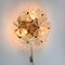 Mid-Century German Wall Light in Floral Crystal and Murano Glass by Ernst Palme for Palwa, 1970s 6