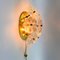 Mid-Century German Wall Light in Floral Crystal and Murano Glass by Ernst Palme for Palwa, 1970s 8