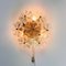 Mid-Century German Wall Light in Floral Crystal and Murano Glass by Ernst Palme for Palwa, 1970s 5