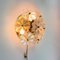 Mid-Century German Wall Light in Floral Crystal and Murano Glass by Ernst Palme for Palwa, 1970s 7