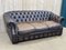 Chesterfield Sofa aus braunem Leder, 1980er 3