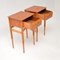 Satin Wood Side Tables, 1950s, Set of 2, Image 7