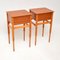 Satin Wood Side Tables, 1950s, Set of 2, Image 11