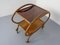 Mid-Century Oak Serving Cart, 1940s, Image 12