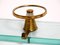 Mid-Century Glass & Brass Wall Coat Rack from Fontana Arte, Italy 17