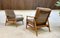 Vintage German Walnut Lounge Chairs, 1960s, Set of 2, Image 1