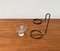 Mid-Century Danish Metal and Glass Candleholder, 1960s, Image 7