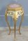 Neoclassical Chinoiserie Pedestal with Marble Top 4