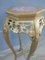 Neoclassical Chinoiserie Pedestal with Marble Top 9