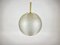 Glass Globe Chandelier with Blown Glass Sphere Lampshade, 1960s 2