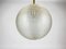Glass Globe Chandelier with Blown Glass Sphere Lampshade, 1960s, Image 3