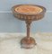 French Table with Marquetry and Bronze Ornaments 1