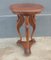 Marquetry Wood Table with Swan Carvings, Image 4