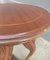 Holz Intarsie Tisch mit Schwanen Schnitzereien 12