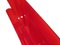 Red Transparent Magazine Rack by Giotto Stopino for Kartell, Image 3