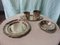 Art Deco Plates, 2 Trays, Plate, 2 Containers, Price for 5 Pieces, Set of 5, Image 2
