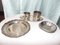 Art Deco Plates, 2 Trays, Plate, 2 Containers, Price for 5 Pieces, Set of 5 1