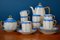 Art Deco Porcelain Tea Service, Set of 18 1