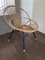Vintage Rattan and Steel Lounge Chair by Rohé Noordwolde, 1950s, Image 9