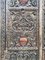 Vintage Carved Wood Asian Shutter Wall Mirror 6