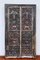 Vintage Carved Wood Asian Shutter Wall Mirror 2