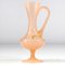 Italian Opaline Fiorentine Glass Vase, 1950s 2