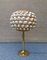 Lampe de Bureau Vintage en Rotin et Laiton, 1960s 5