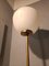 Floor Lamp in Brass with Opaline Glass Shade & Marble Base from Stilnovo, 1950s 3